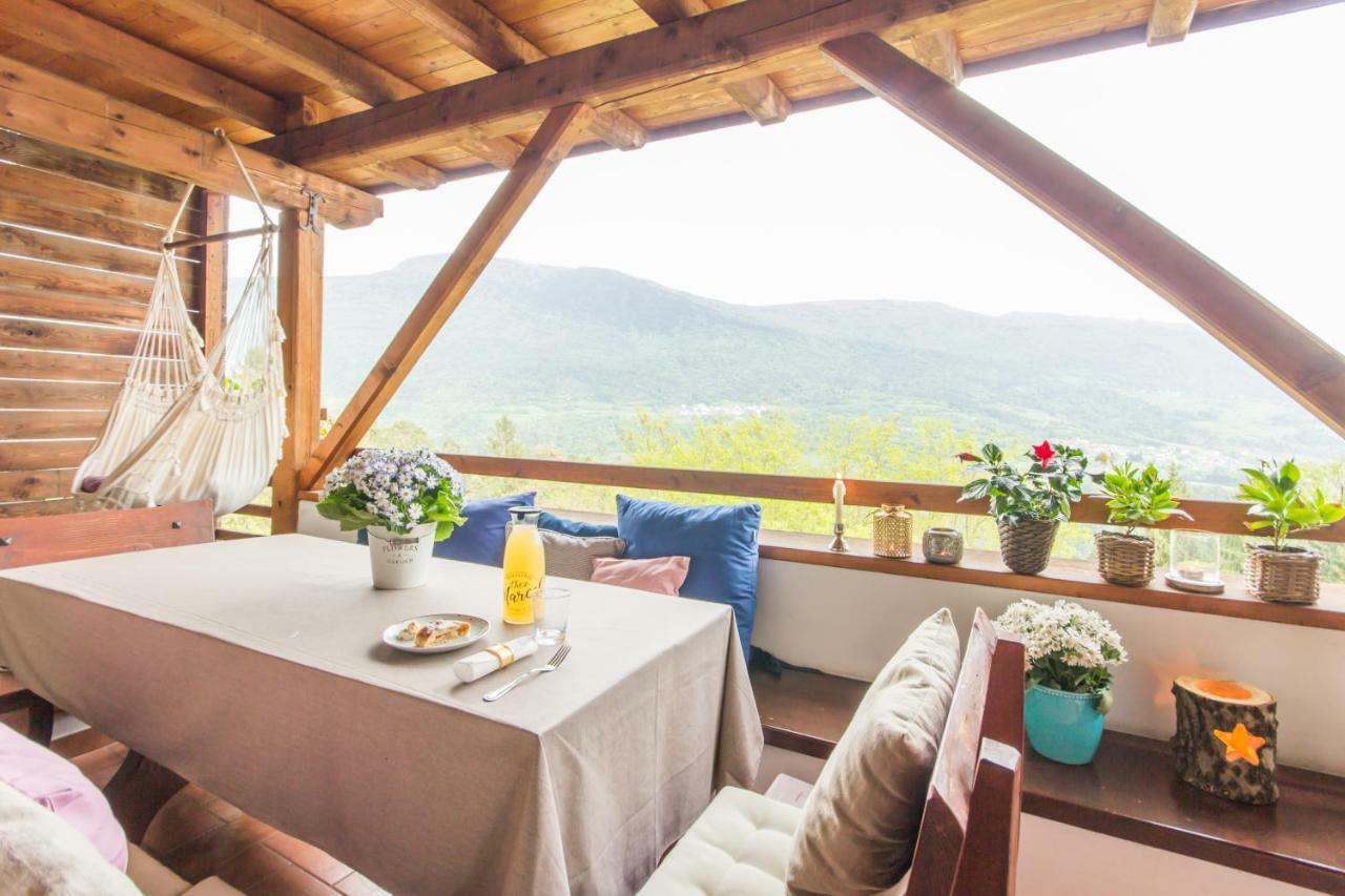 Maso Azzurro Bed and Breakfast Stenico Eksteriør billede